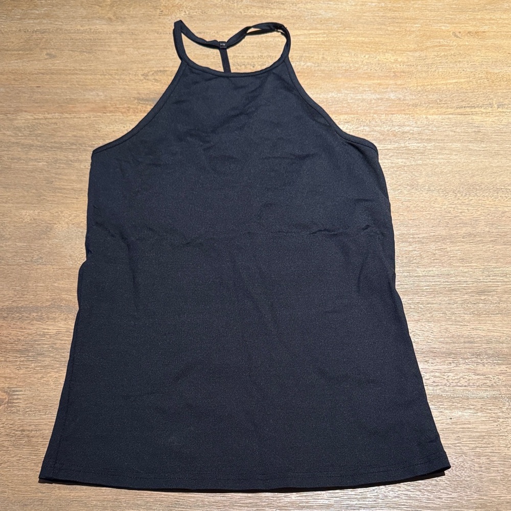🖤 Black High Neck Halter Workout Tank XS/S – Champion C9 🏋️‍♀️✨